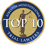 top 10 asbestos mesothelioma trial lawyers icon