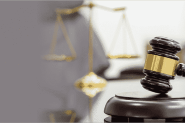 a gavel and scales of justice