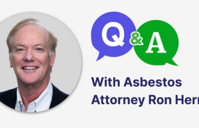 A headshot of California mesothelioma lawsuit lawyer Ron Herron